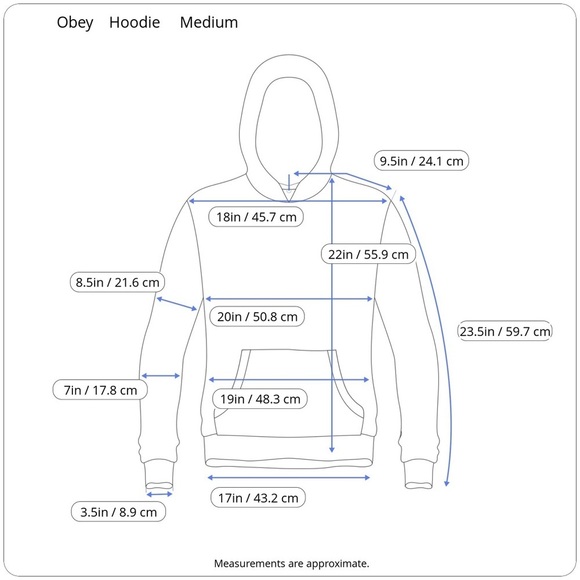 Obey Long Sleeve Hoodie Acid Wash Tie Dye Black Brown Kangaroo Pocket Medium - Picture 15 of 16